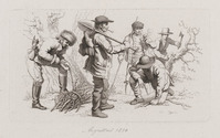 KG 08677
<br/>
Vijf houtsprokkelende mannen
<br/>
<em>Marcus, Jacob Ernst (1774-1826)</em>